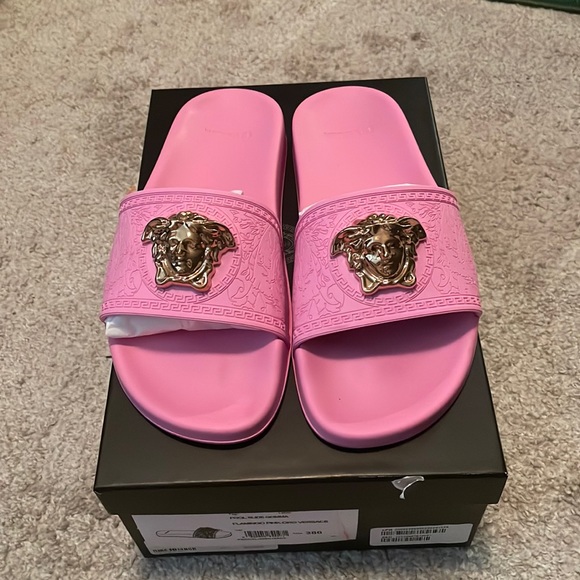 Versace Shoes Versace Pool Slides Poshmark
